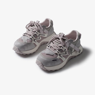 Genuine Leather Dad Shoes for Women, Breathable, Versatile for Sports and Travel, Lightweight, Height-Increasing, Thick-Soled, 2026 Spring New Casual Shoes