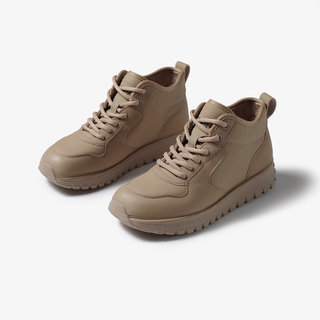 Soft-Soled, Soft-Surface, Fleece-Lined, Warm, High-Top Casual Shoes for Women, Versatile Cotton Shoes, Flat-Soled, Comfortable Walking Shoes, Travel Shoes, Forrest Gump Shoes