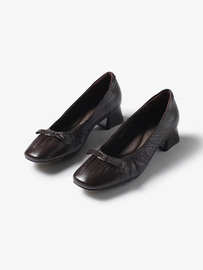 Sheepskin thick heel single shoes for women, low heel, genuine leather, versatile, fashionable, elegant, commuting, simple, 2026 spring new small leather shoes