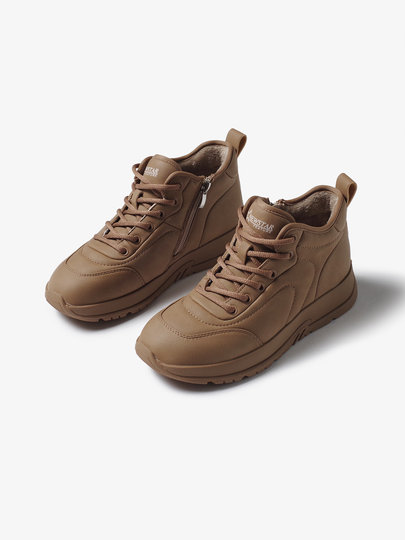 Soft-soled soft-surface plus velvet warm casual shoes for women, versatile thickened cotton shoes, flat-soled comfortable walking shoes, short boots