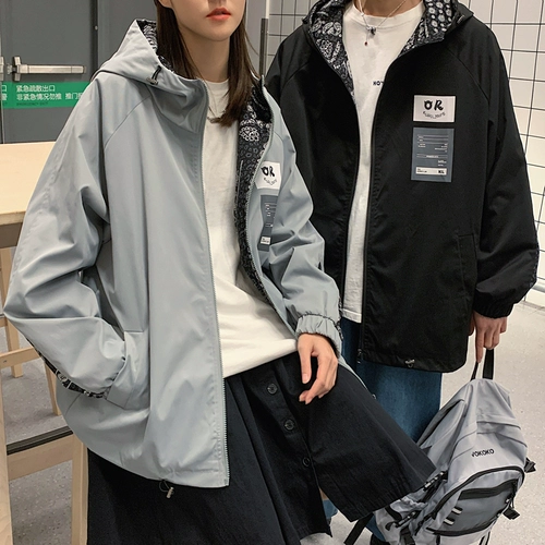 Tide, парная одежда для влюбленных, осенняя мужская небольшая дизайнерская куртка с капюшоном, французский стиль, тренд сезона