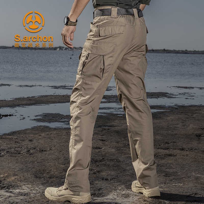 Ruling official for training tactical pants male camouflan pants special soldiers wear resistant work fit pants spring and autumn military training pants plus fattening up