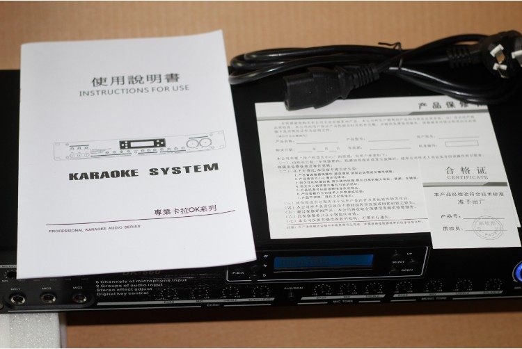 5 1-track Import Professional KTV Mixer TSc Digital DPS Stereo Acoustic Optimisation Front Stage Mic Effectors