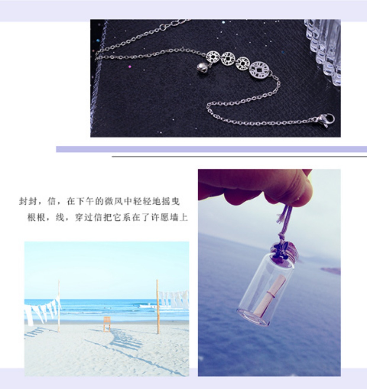 Vòng chân vàng hồng mới 18k nữ phiên bản Hàn Quốc của khí chất năm đồng tiền chuông màu vàng chuỗi chân quà tặng không gây dị ứng lắc chân nữ