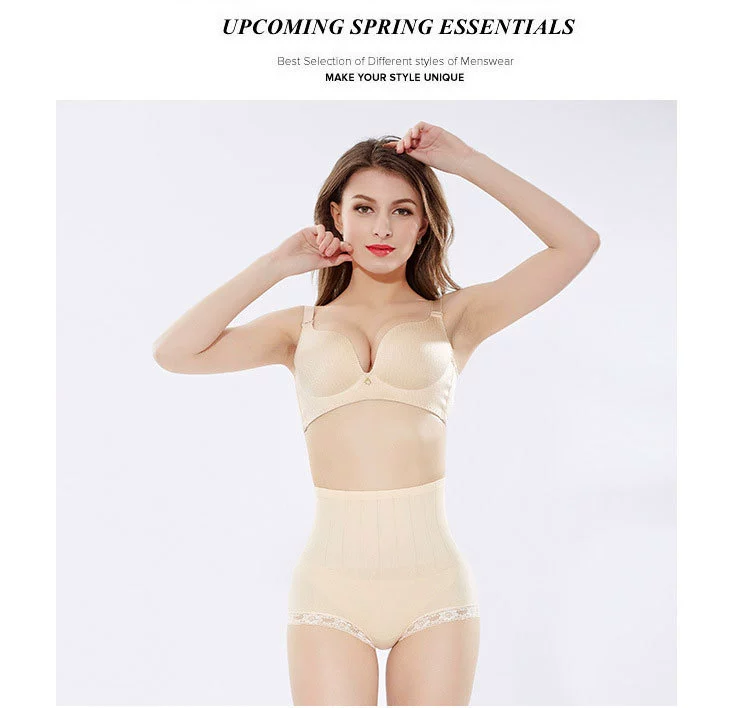 Nhật Bản liền mạch eo cao cơ thể định hình đồ lót quần bụng phụ nữ sau sinh bụng eo eo cơ thể định hình quần cơ thể