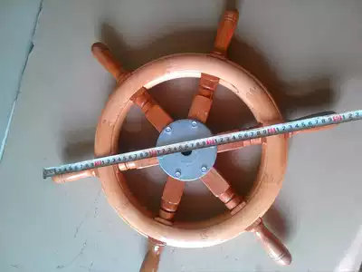 Ship steering gear wheel