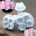Công cụ fondant Thực phẩm Lớp ABS Hoa thường gặp Khuôn mùa xuân Bộ Năm Cánh hoa Tám Cánh hoa fondant Khuôn - Tự làm khuôn nướng Tự làm khuôn nướng