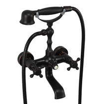 Bathroom new in-wall all-copper simple rain shower set Bathtub bath hot and cold mixed water valve faucet