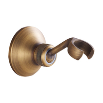 European antique all-copper bathroom shower shelf Bathroom hand nozzle movable hanger fork rotatable angle