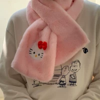 Розовый шарф