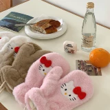 Милые мягкие демисезонные перчатки