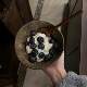 Unlock new ways to eat! Yogurt bowl with spoon coconut bowl dessert salad home breakfast oat coconut shell bowl wooden bowl