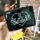 Nhật Bản Harajuku Soft Girl Laser Love Coin Purse Mini Girl Dễ thương Túi đựng thẻ treo cổ túi