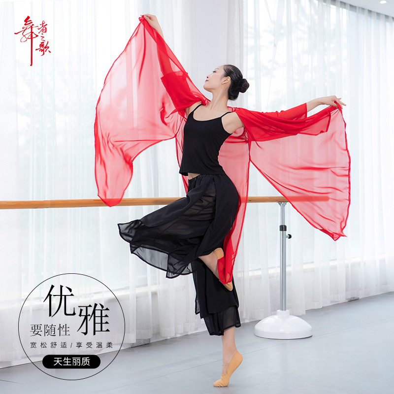 New classical dance practice clothing classical dance performance clothing elegant chiffon clothing adult body art test clothing
