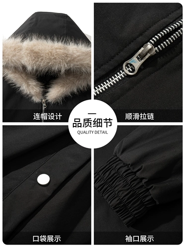 Зимний пуховик для отдыха, куртка для влюбленных, изысканный стиль, оверсайз