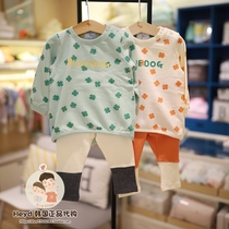 Direct mail bluedog Korean little blue dog 2022 autumn comfortable T-shirt leggings suit A70-672-11