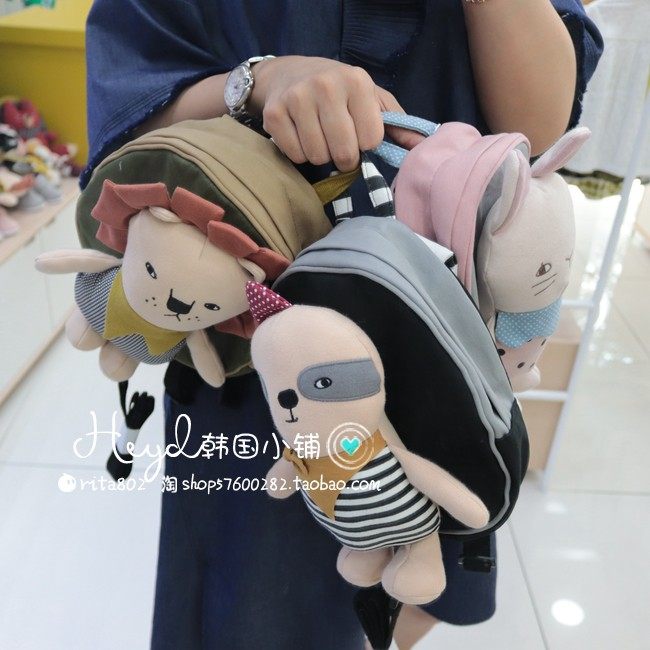 South Korea moimoln small cloud 18 animal anti-loss backpack shoulder bag WZ3H06