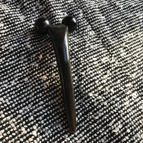 Portable black buffalo horn eye massage stick ball V thin face shoulder neck nose massager