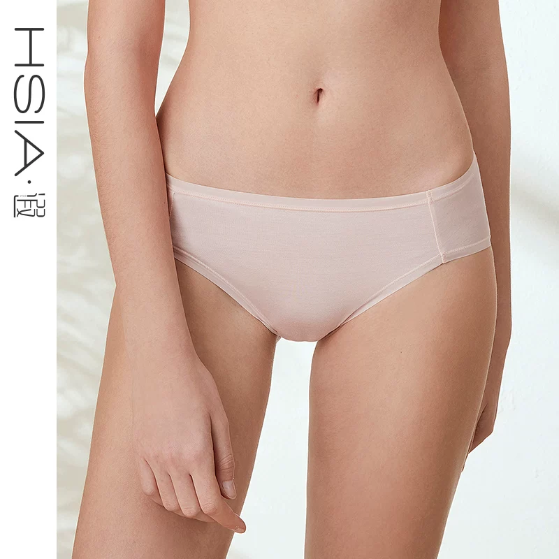 Silky comfortable trousers, quality light and thin underwear, mid rise