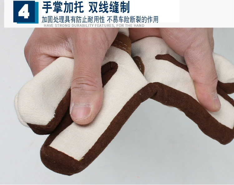 găng tay da thợ hàn Găng tay vải tốt, găng tay nhà xưởng máy móc, găng tay chịu dầu, găng tay hàn, găng tay bảo hộ lao động, găng tay vải canvas găng tay hàn da bò bao tay da hàn