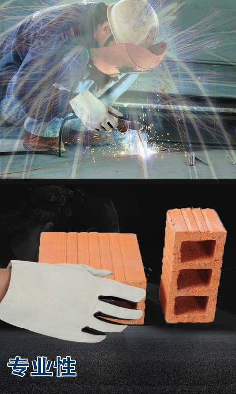 găng tay da thợ hàn Găng tay vải tốt, găng tay nhà xưởng máy móc, găng tay chịu dầu, găng tay hàn, găng tay bảo hộ lao động, găng tay vải canvas găng tay hàn da bò bao tay da hàn