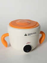 Baby smart constant temperature bowl special food supplement bowl for babies stainless steel suction cup bowl childrens thermos bowl no water filling