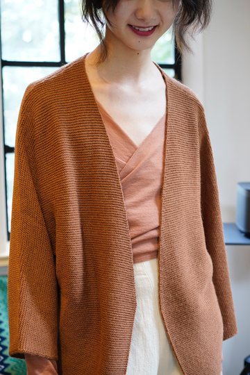 Cha official Cortana INSIDECACHE cashmere wrap top in two colors