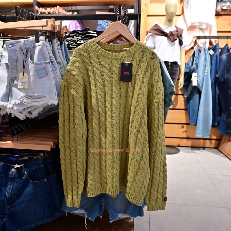 Levis Men's Casual Autumn and Winter Sweater Knitwear A0708-0010 Levis Men's Casual Autumn and Winter Sweater Knitwear A0708-0010