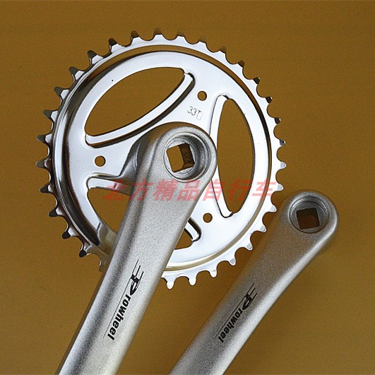 Japanese bicycle 33 inner gear speed Lady car ordinary bicycle dental tray 33T square hole aluminum leg tooth disc