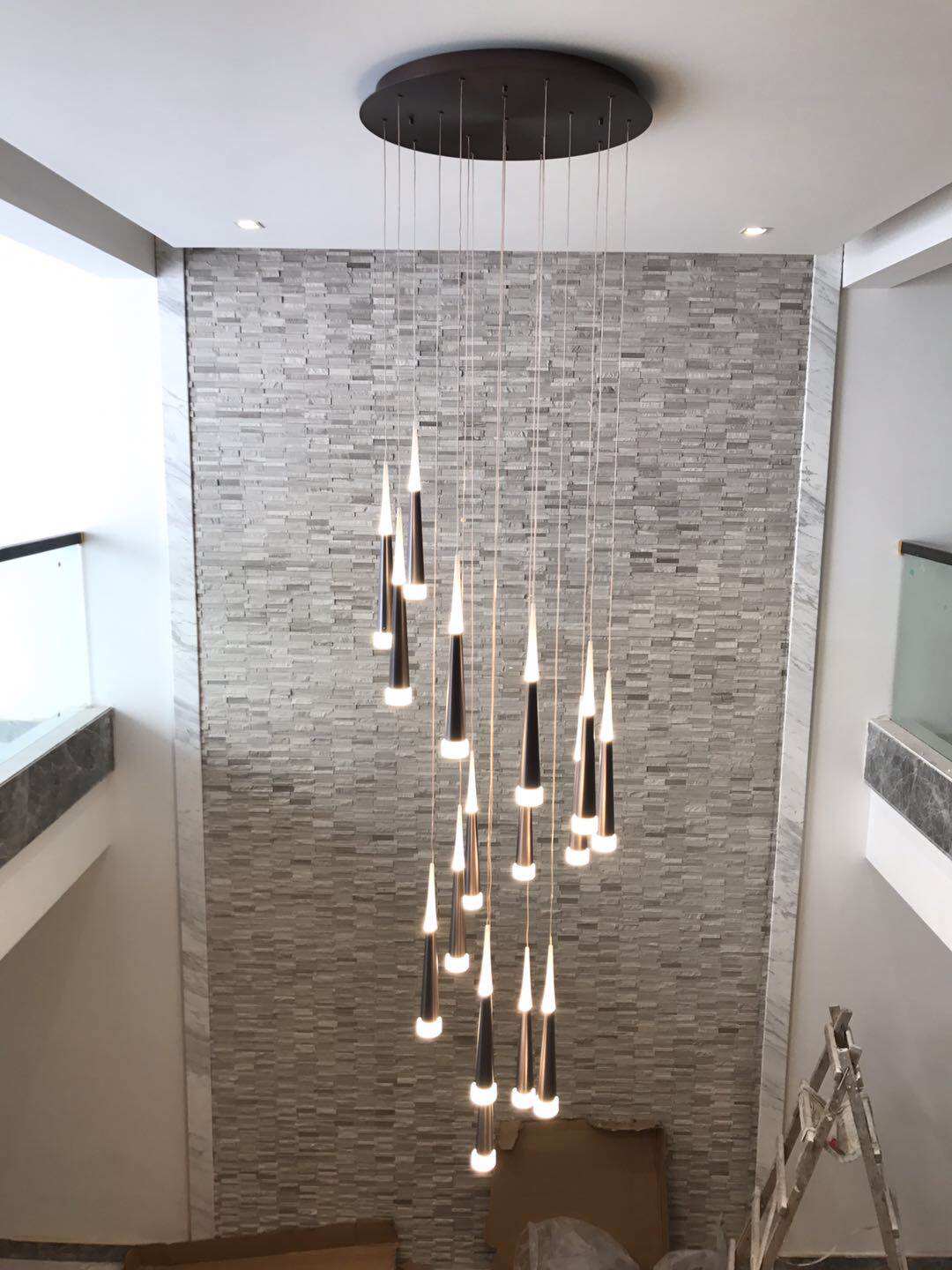 Ресторан люстра 新特丽北欧餐厅吊灯简约现代客厅轻奢灯饰装饰灯具单头吧台灯 New Terri