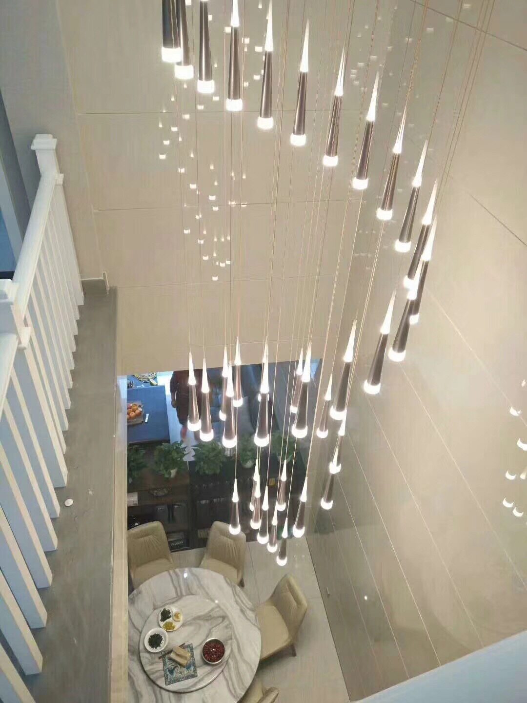 Ресторан люстра 新特丽北欧餐厅吊灯简约现代客厅轻奢灯饰装饰灯具单头吧台灯 New Terri