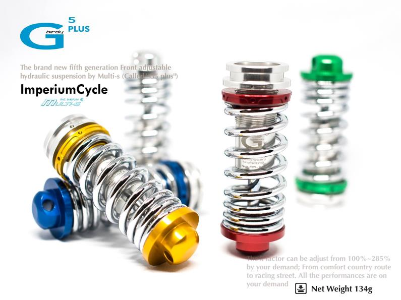 MULTI-S Thunderbolt G5 Hydraulic Front Shock Composite Rear Shock BirdY Birdy Bird Car is adjustable