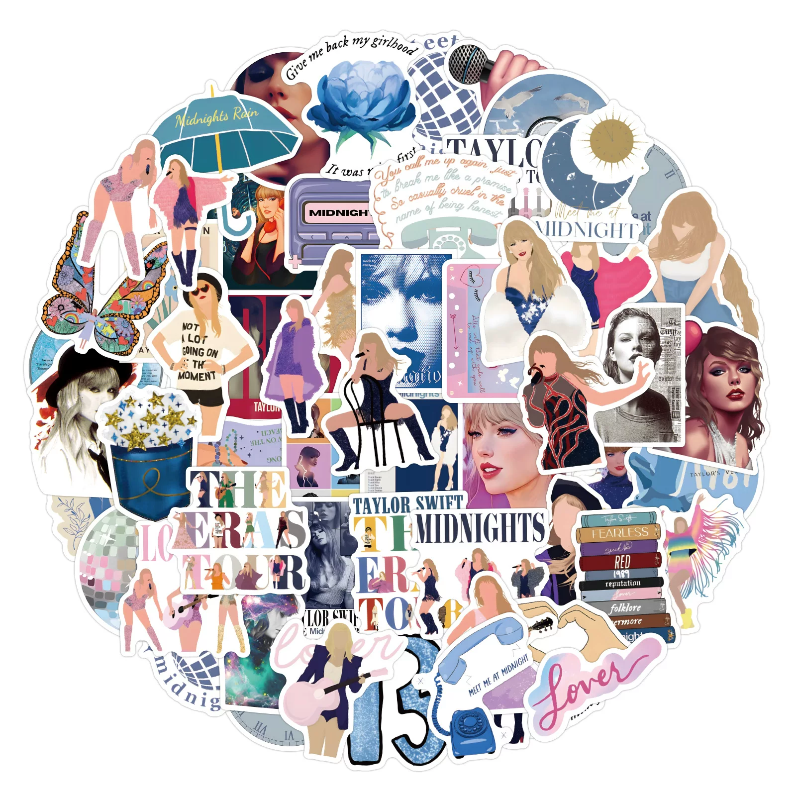 50/100pc Taylor Swift sticker Suitcase computer sticker