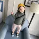 Quần áo bé gái mùa thu đông 2018 mới cho bé gái trẻ sơ sinh cộng với áo nhung đáy quần áo thun dày 1-3 tuổi 4