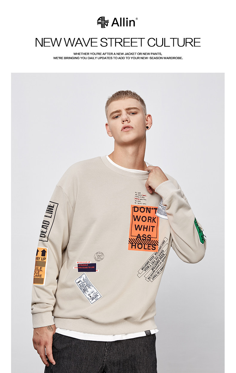 Sweatshirt homme en Coton - Ref 3127987 Image 7