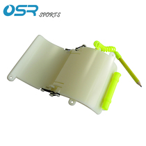Diving underwater wrist writing board luminous diving accessories 11 * 11cm 3 pages