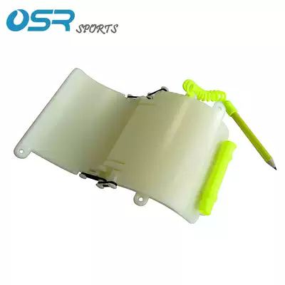 Diving underwater wrist tablet Luminous diving accessories 11*11cm 3 pages
