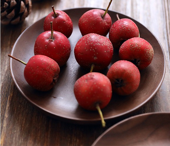 Juan 绢 Nhật Bản gỗ óc chó đen đĩa gỗ tấm trái cây sáng tạo tấm gỗ tấm snack món ăn - Tấm khay trà gỗ nguyên khối