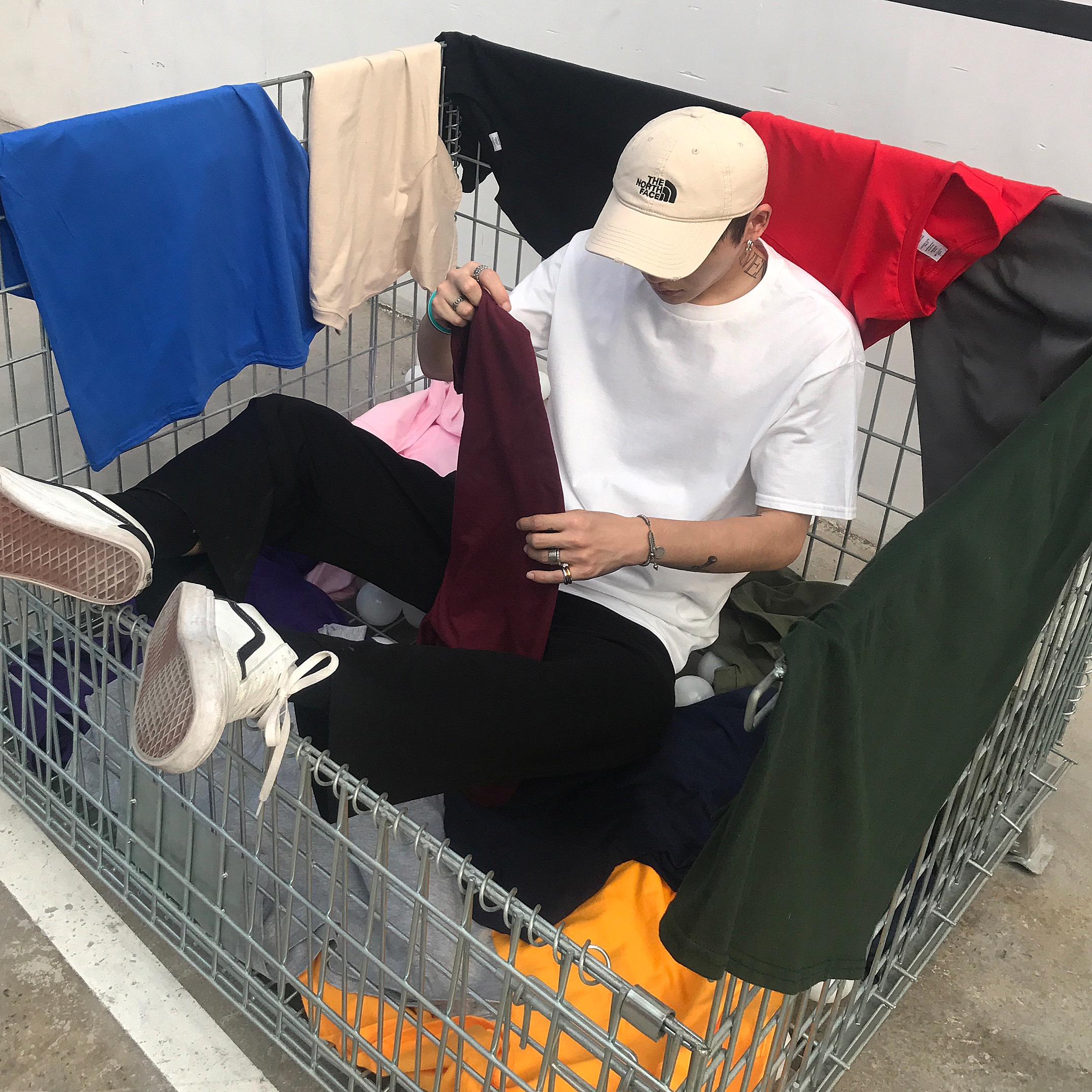 「money X3」定制 17/夏季 纯 舒适休闲14色必备纯棉男女套头短袖