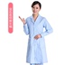 Trắng Big Coat Doctor mặc chất lượng cao dài tay mùa hè váy eo-hàn quần áo tập luyện quần áo thực nghiệm quần áo của bác sĩ 