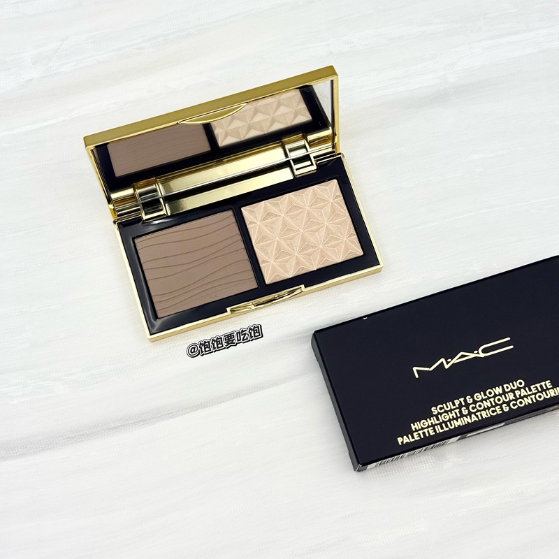 Mac Gold Box Ginger Highlighter Two-Tone Contouring Palette Matte Nose Shadow Omega Mac Gold Box Ginger Highlighter Two-Tone Contouring Palette Matte Nose Shadow Omega
