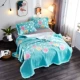 Crystal nhung trải giường chăn mền nhung dày quilted quilted một bên bông mùa đông chăn quilt cover chăn