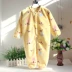 Baby san hô flannel boy girl jumpsuit mùa thu đông bé đồ ngủ trẻ em đồ ngủ mùa đông chống đá bán quần áo trẻ em Áo liền quần