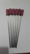 Grinding burr cylindrical chrome corundum extended handle electric grinding head diameter 16mm*6 handle total length 210mm