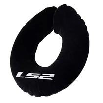 LS2 motorcycle racing riding neck guard long-distance cross-country protective gear field rally neck Knight equipment Black