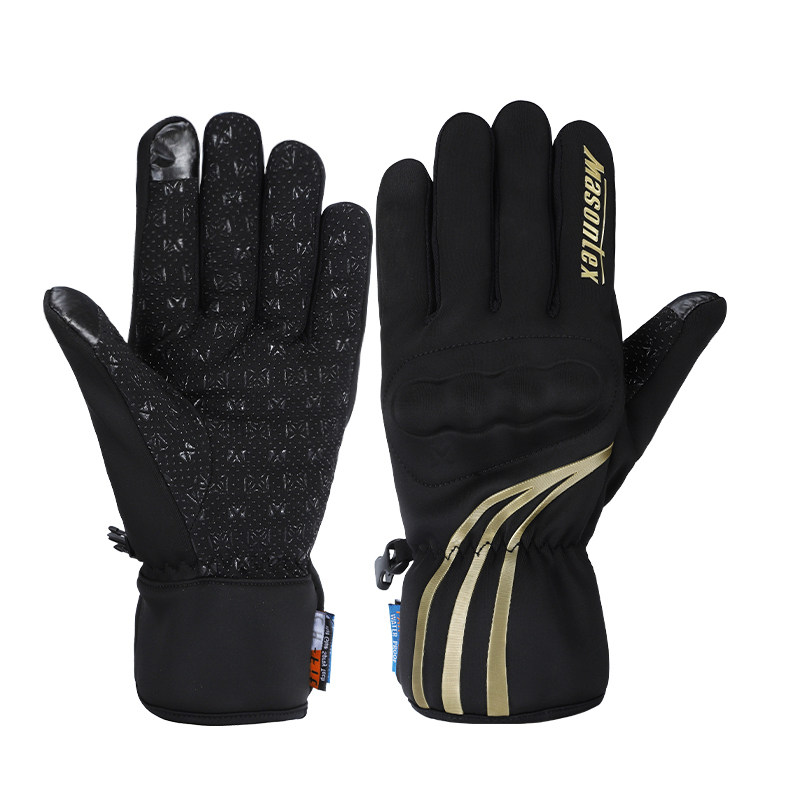 Moonsee winter new locomotive locomotive riding gloves anti-cold and warm racing anti-wind rider equipment