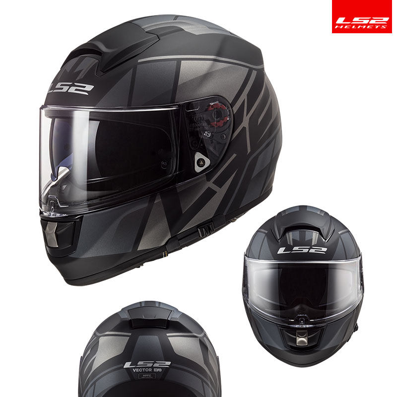 LS2 locomotive head ash double lens glass fiber full helmet anti-fog four seasons large size scale locomotive safety helmet summer and autumn sports car