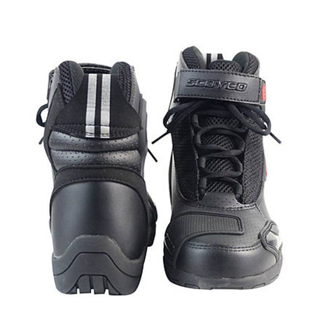 Scoyco racing feather motorcycle riding shoes four seasons off-road locomotive boots racing knight short boots anti-fall pull