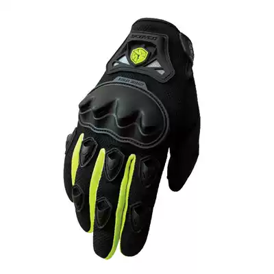 Scoyco Saiyu spring and summer breathable electric car racing off-road motorcycle full finger short gloves men and women fall-proof