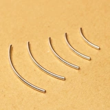 Аксессуары, ручка, изогнутая трубка, материал, браслет на ногу, аксессуар ручной работы, серебро 925 пробы, «сделай сам»